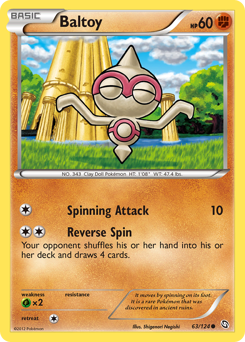 Pokemon Dragons Exalted Baltoy - 63
