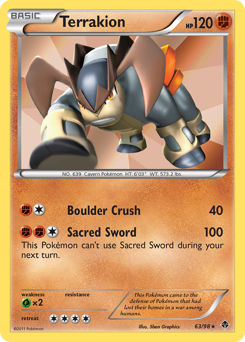 Pokemon Emerging Powers Terrakion - 63