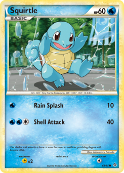 Pokemon HS—Unleashed Squirtle - 63