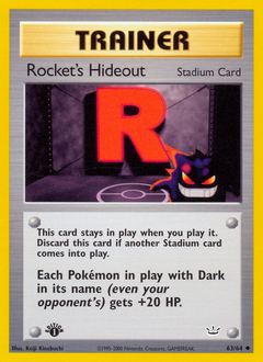 Pokemon Neo Revelation Rocket's Hideout - 63