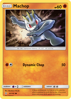 Pokemon Guardians Rising Machop - 63