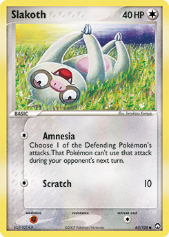 Pokemon Power Keepers Slakoth - 63