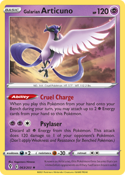 Pokemon Evolving Skies Galarian Articuno - 63