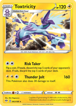 Pokemon Darkness Ablaze Toxtricity - 63