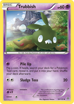 Pokemon Plasma Storm Trubbish - 63