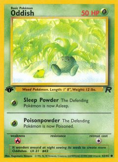 Pokemon Team Rocket Oddish - 63