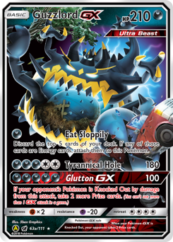 Pokemon Crimson Invasion Guzzlord-GX - 63a