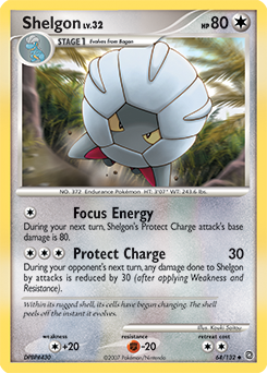 Pokemon Secret Wonders Shelgon - 64