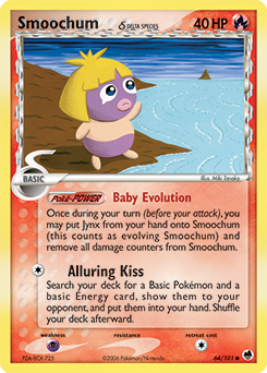 Pokemon Dragon Frontiers Smoochum δ - 64
