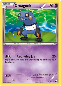 Pokemon Boundaries Crossed Croagunk - 64