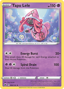 Pokemon Crown Zenith Tapu Lele - 64