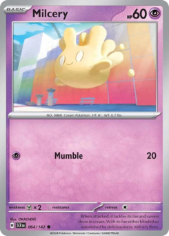 Pokemon Stellar Crown Milcery - 64
