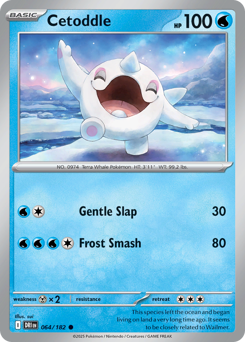 Pokemon Destined Rivals Cetoddle - 64