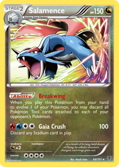 Pokemon Plasma Blast Salamence - 64