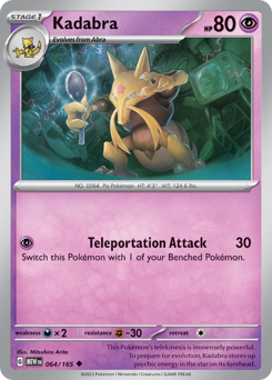Pokemon 151 Kadabra - 64