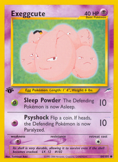 Pokemon Neo Destiny Exeggcute - 64