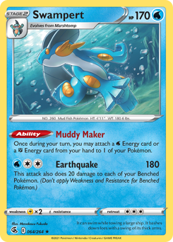 Pokemon Fusion Strike Swampert - 64