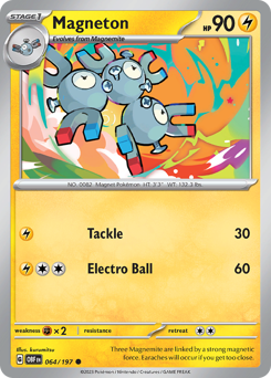 Pokemon Obsidian Flames Magneton - 64