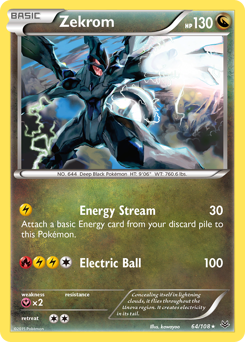 Pokemon Roaring Skies Zekrom - 64