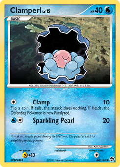 Pokemon Great Encounters Clamperl - 64
