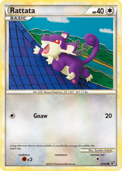 Pokemon HS—Undaunted Rattata - 64