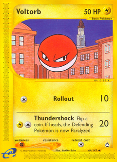 Pokemon Aquapolis Voltorb - 64