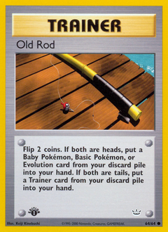 Pokemon Neo Revelation Old Rod - 64