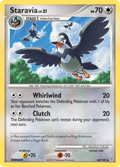 Pokemon Diamond & Pearl Staravia - 64