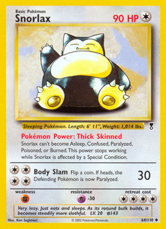 Pokemon Legendary Collection Snorlax - 64