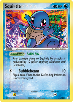 Pokemon Crystal Guardians Squirtle - 64