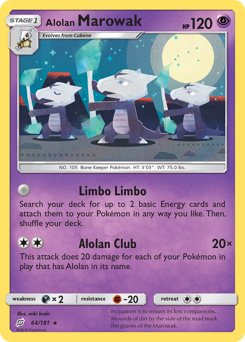 Pokemon Team Up Alolan Marowak - 64