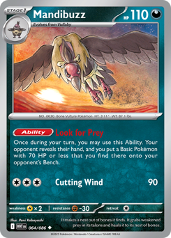 Pokemon White Flare Mandibuzz - 64