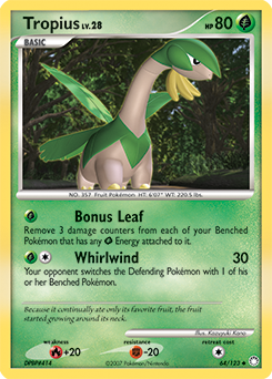 Pokemon Mysterious Treasures Tropius - 64