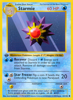 Pokemon Base Starmie - 64