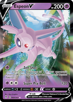 Pokemon Evolving Skies Espeon V - 64