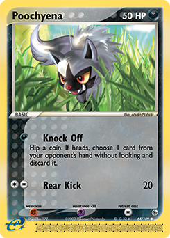 Pokemon Ruby & Sapphire Poochyena - 64