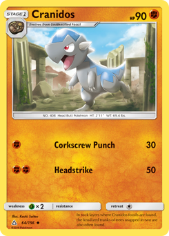 Pokemon Ultra Prism Cranidos - 64