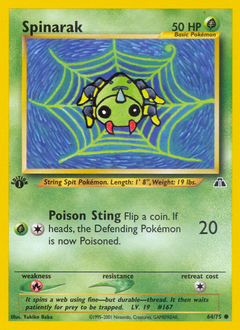 Pokemon Neo Discovery Spinarak - 64