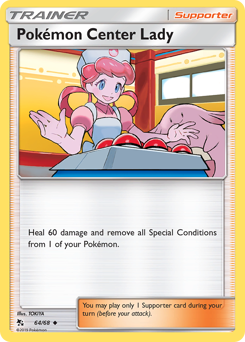 Pokemon Hidden Fates Pokémon Center Lady - 64