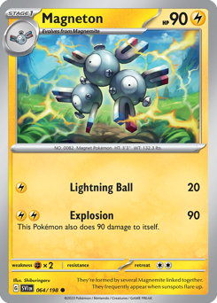Pokemon Scarlet & Violet Magneton - 64
