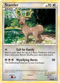 Pokemon HS—Unleashed Stantler - 64