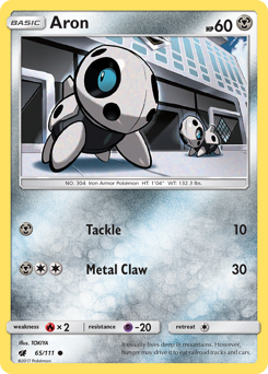 Pokemon Crimson Invasion Aron - 65