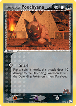 Pokemon Team Magma vs Team Aqua Team Magma's Poochyena - 65