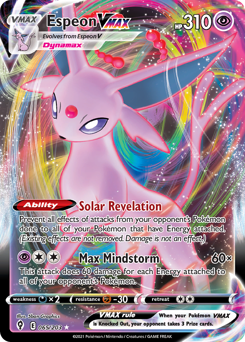 Pokemon Evolving Skies Espeon VMAX - 65