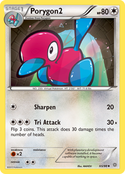 Pokemon Ancient Origins Porygon2 - 65