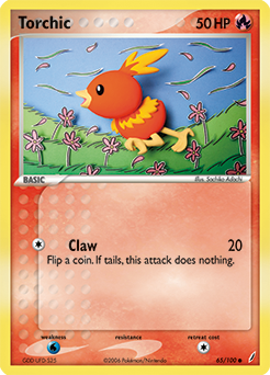 Pokemon Crystal Guardians Torchic - 65
