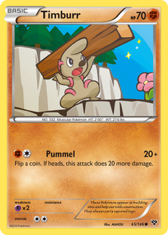 Pokemon XY Timburr - 65