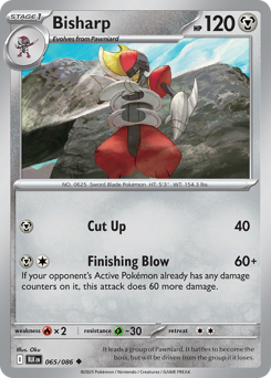 Pokemon Black Bolt Bisharp - 65