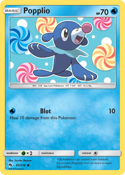 Pokemon Lost Thunder Popplio - 65