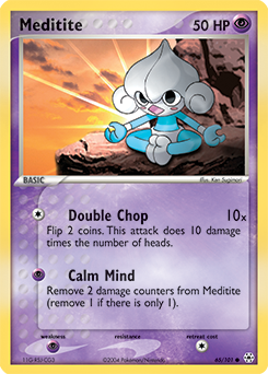 Pokemon Hidden Legends Meditite - 65